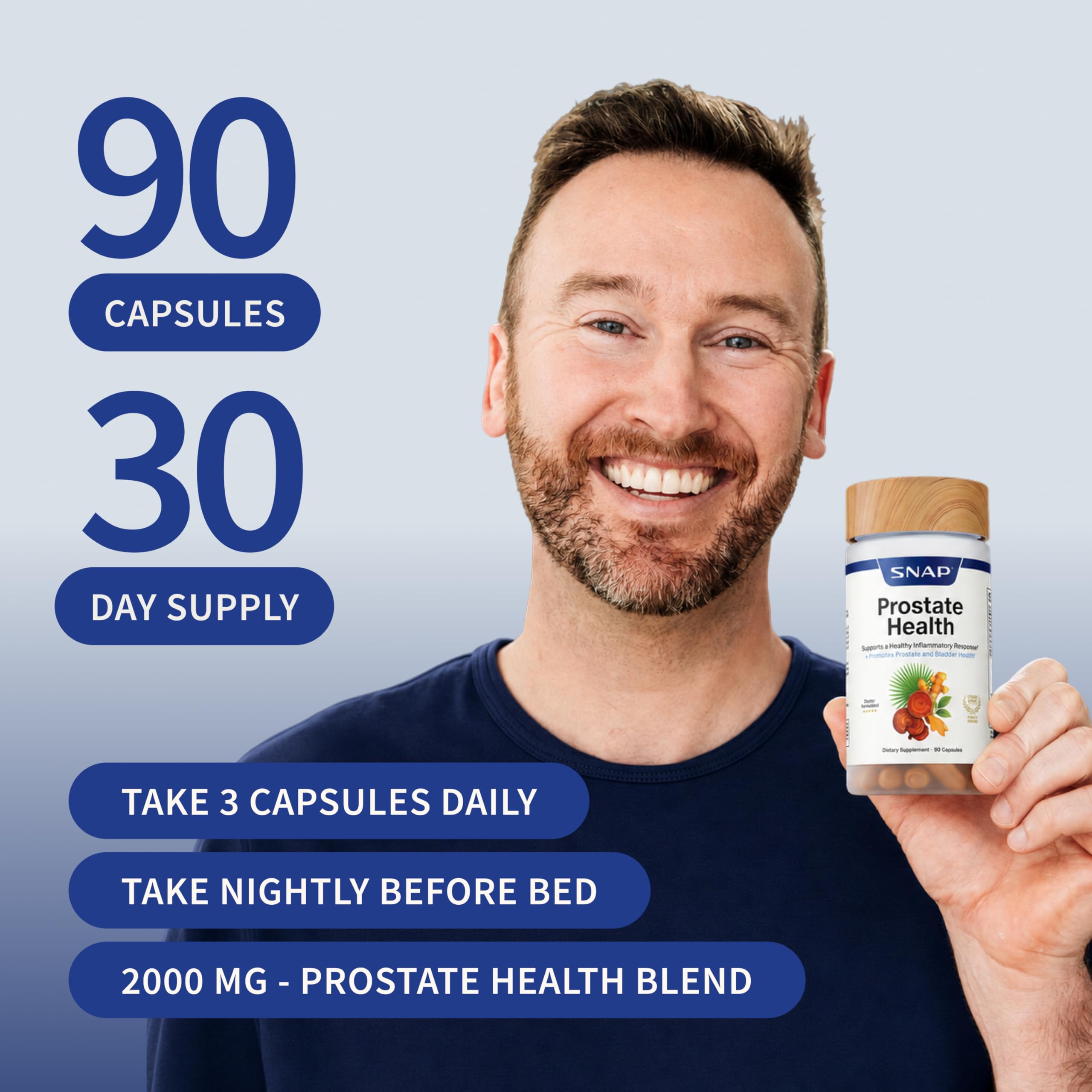 Snap Supplements etiqueta con lista completa de ingredientes y dosis transparentes