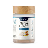 Snap Supplements frasco frontal mostrando el diseño y beneficio nervioso