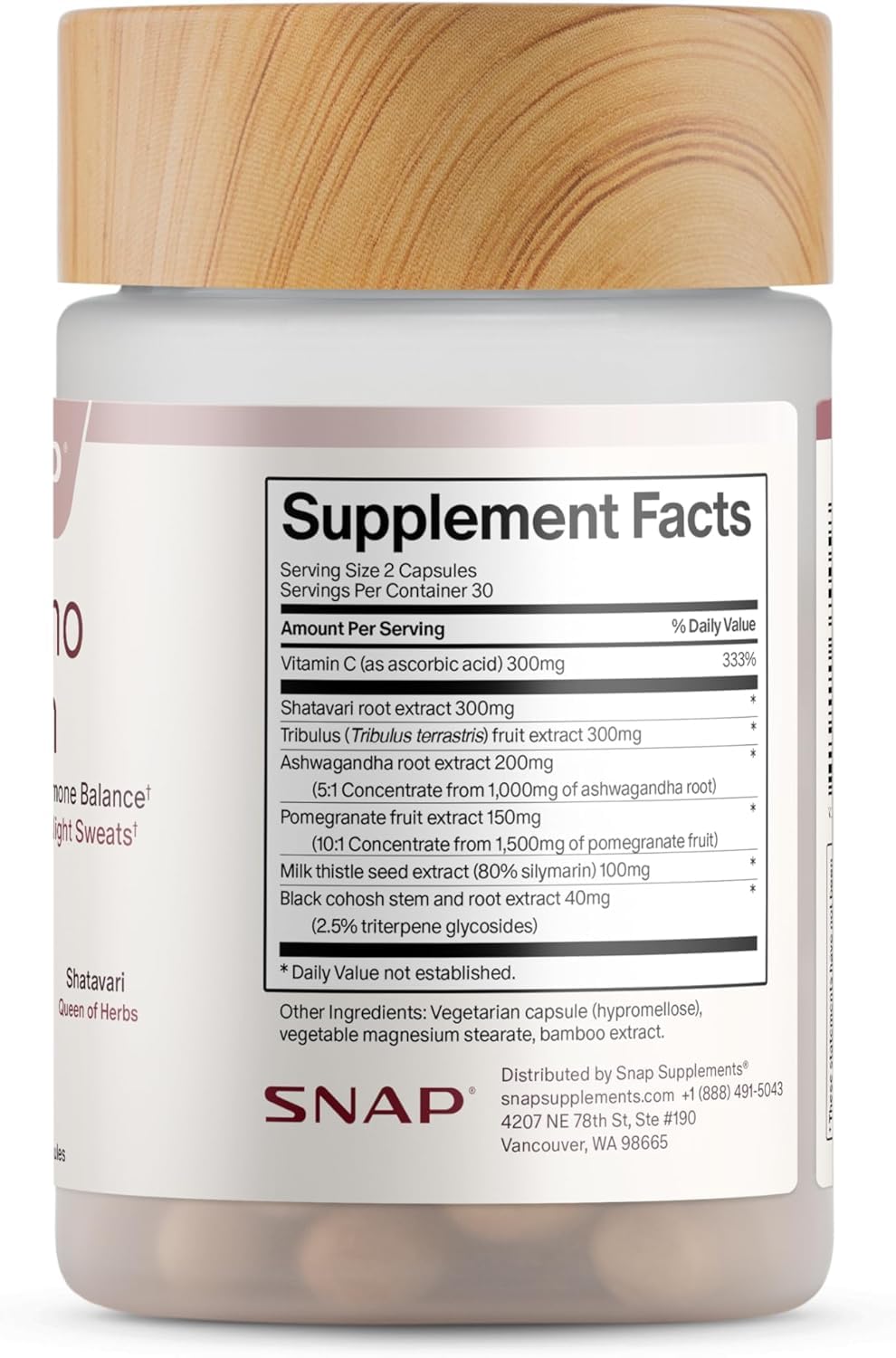 snap supplements mujer leyendo etiqueta que transmite uso pensado para perimenopausia