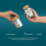 Snap Supplements spirulina chlorella polvo textura rica en nutrientes vegetales
