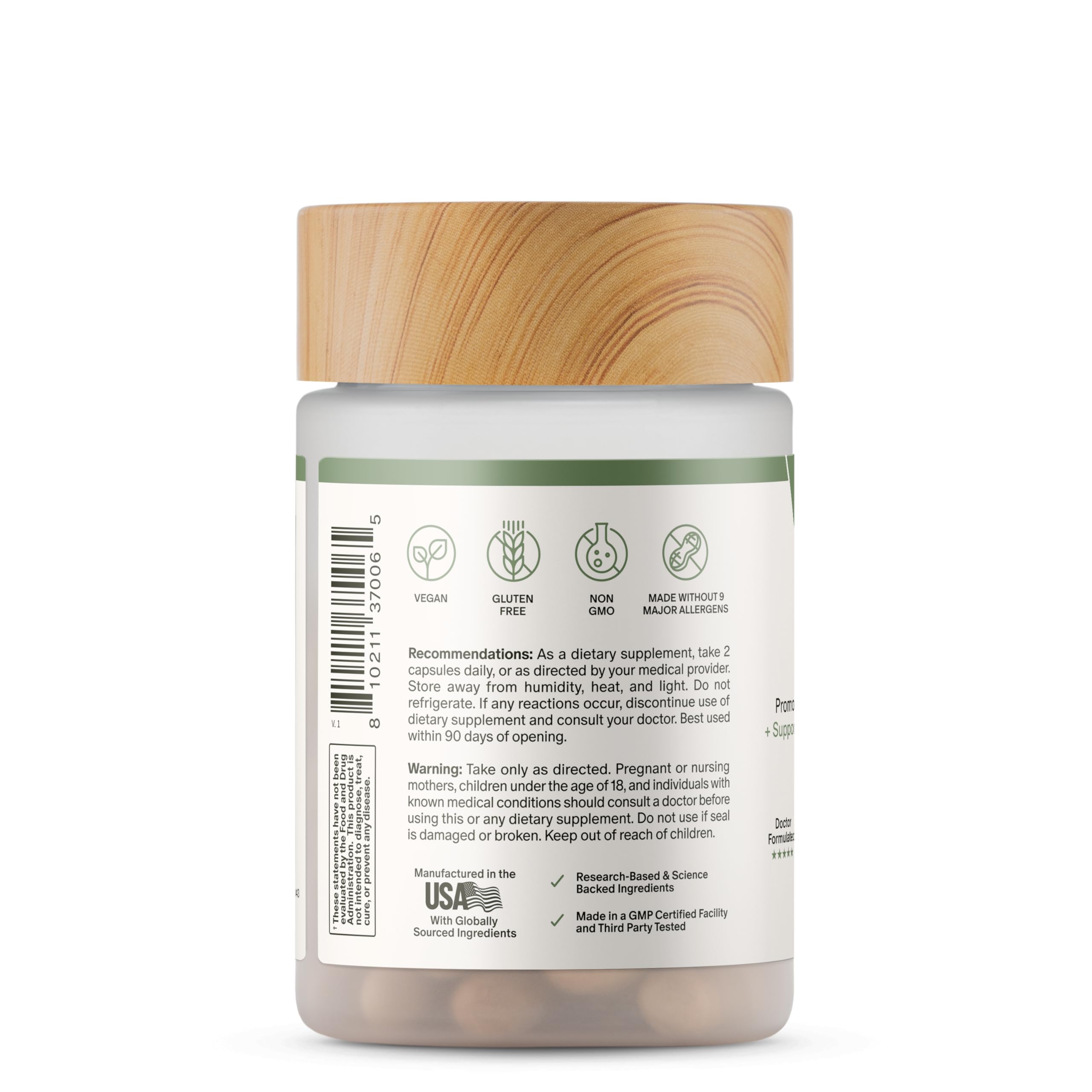 Snap Supplements frasco en encimera de cocina transmitiendo conveniencia