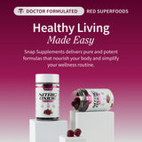 Snap Supplements gominolas junto a equipo de gimnasio para energía preentrenamiento