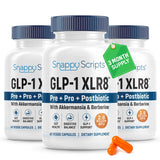 Snappy Scripts frente del empaque mostrando beneficio digestivo