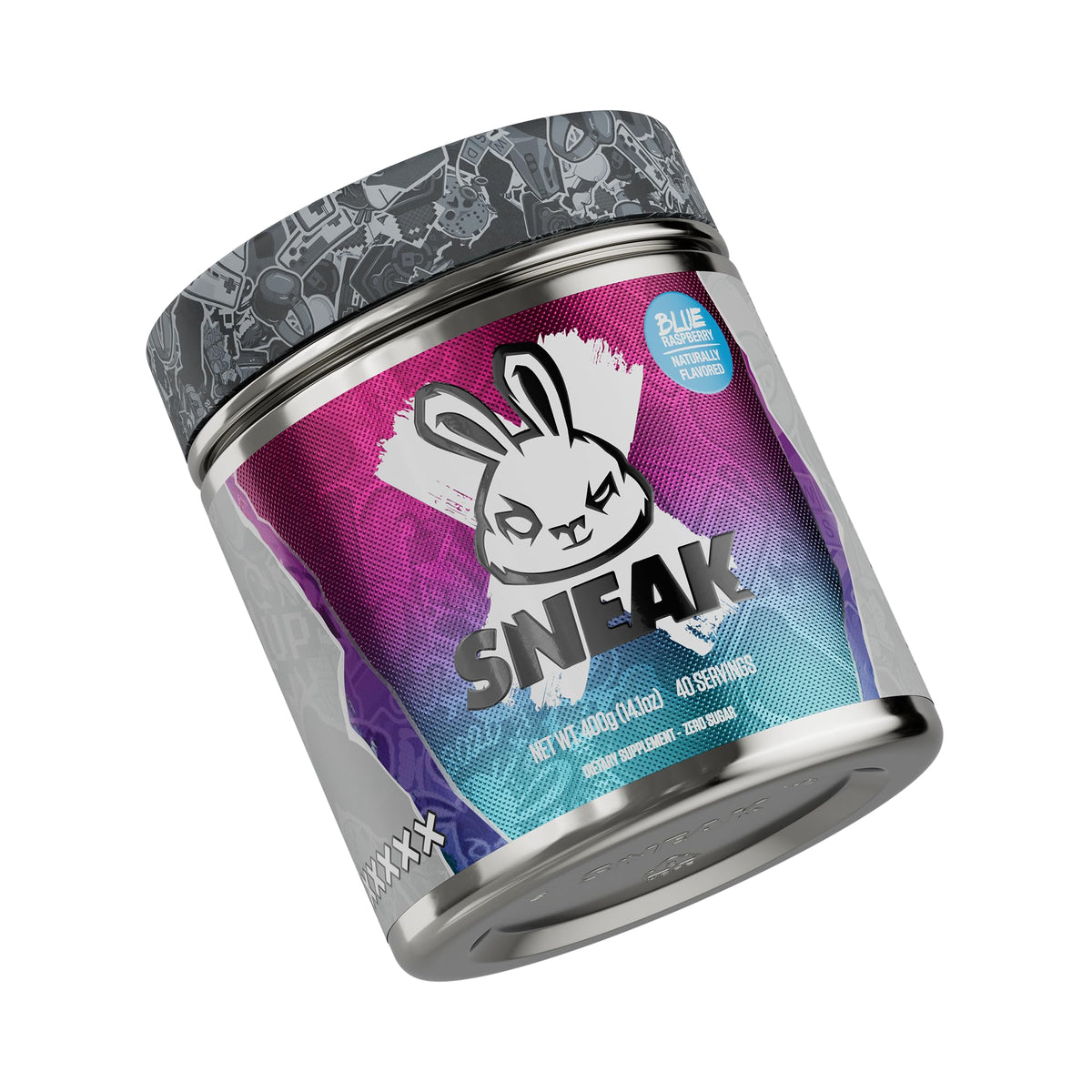 SNEAK frasco frontal mostrando el diseño y beneficios de uso