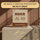 SOAR barra en escritorio como snack bajo en azúcar durante el día