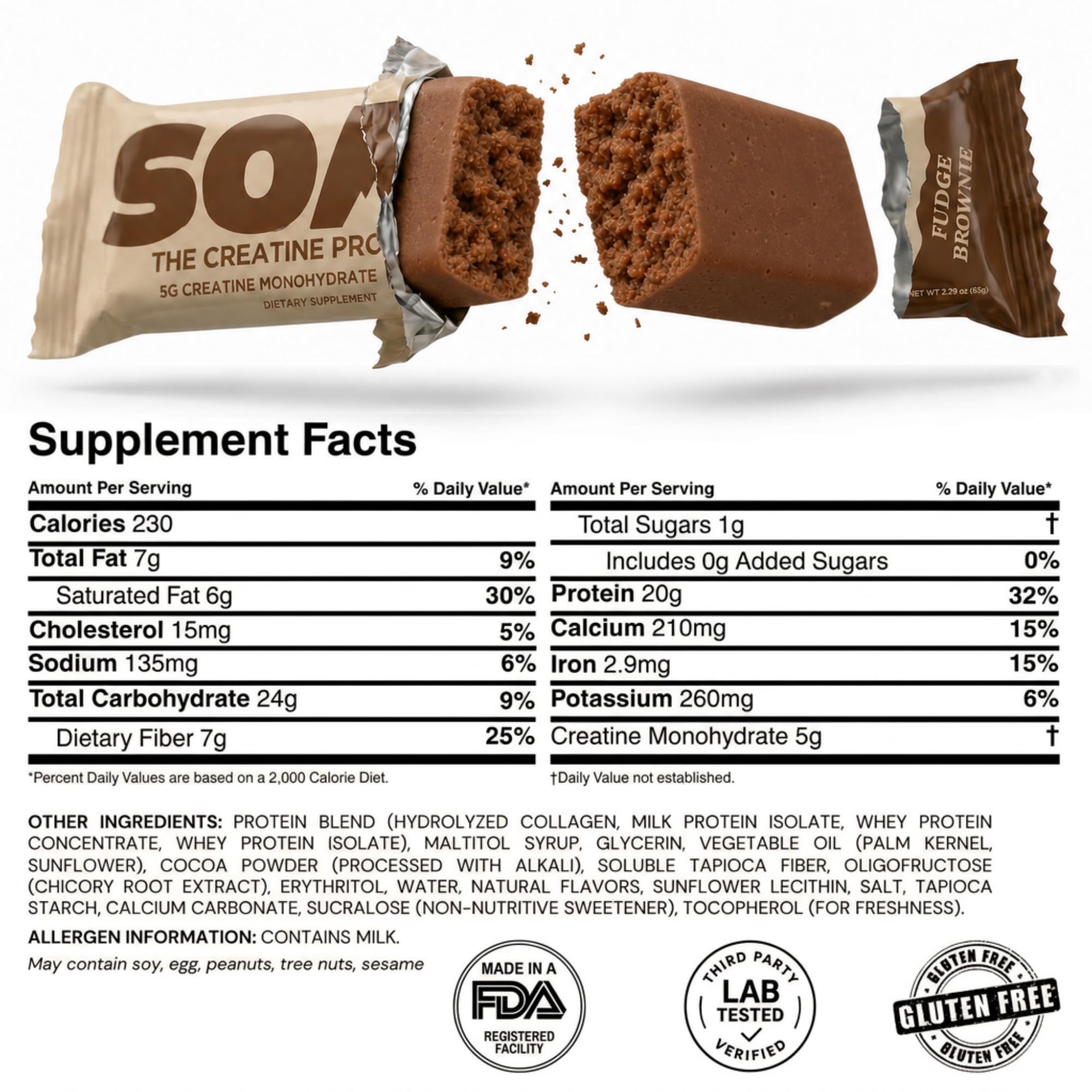 SOAR detalle de textura masticable que sugiere sabor intenso