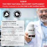 SOB+R cápsula detalle de textura que destaca formulación vegetal