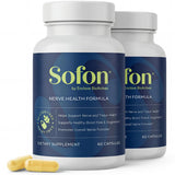 Sofon frontal del envase mostrando mezcla de nutrientes para soporte nervioso