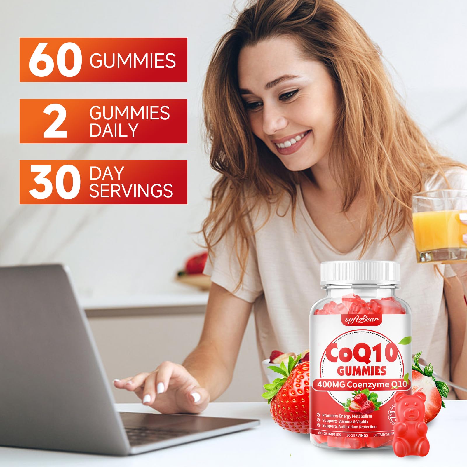 softbear tarro en cocina, sugiere integración en rutina diaria saludable