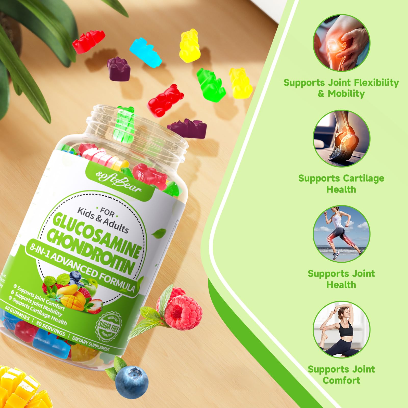 softbear etiqueta con lista de ingredientes y concentraciones visibles