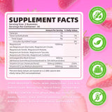 softbear zoom en la textura de la gomita resalta apariencia masticable y sabor fresa