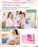 SOFTCA madre usando el kit en un entorno postparto cómodo