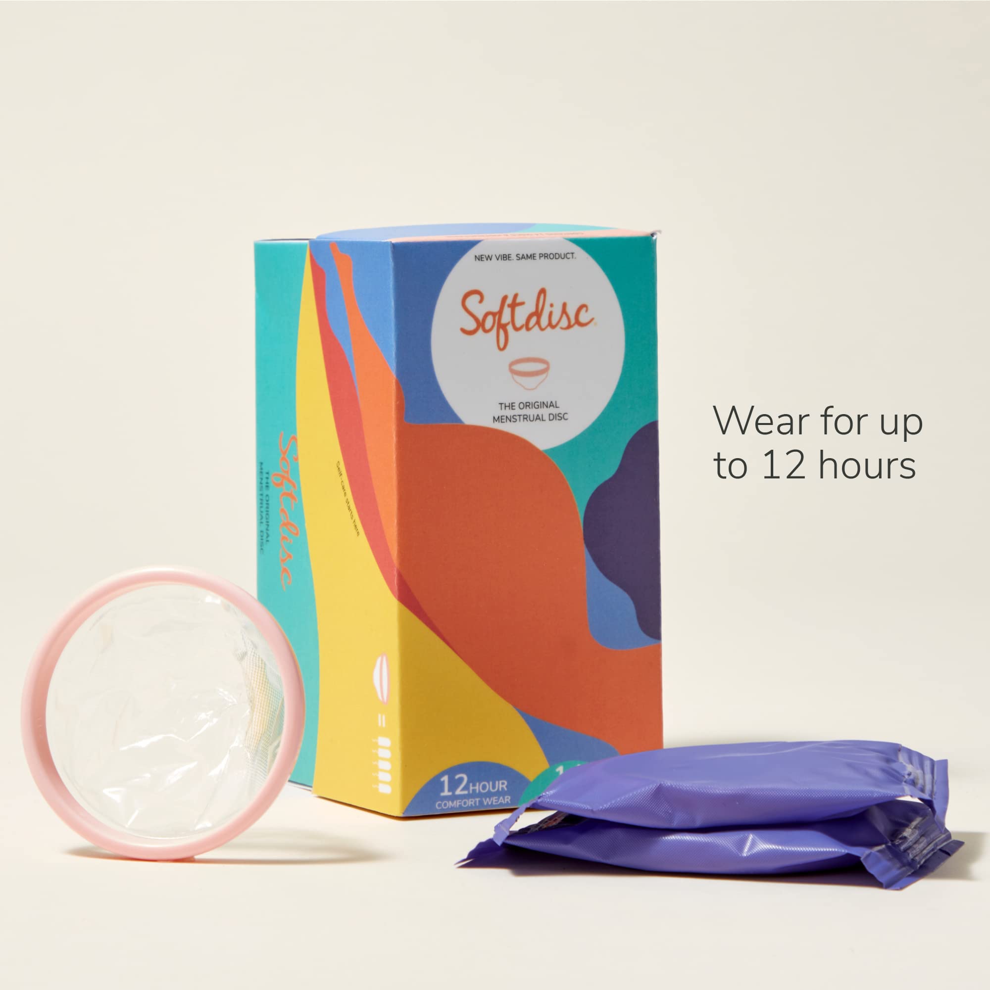 Softcup Softdisc material cercano sin BPA y hipoalergénico para piel sensible