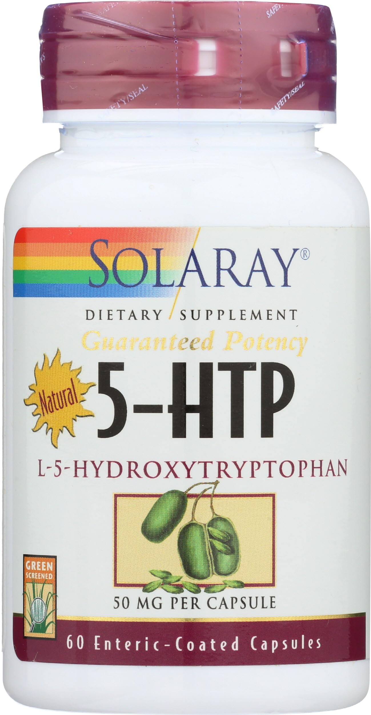 SOLARAY frasco en mesita de noche sugiriendo apoyo al sueño y rutina nocturna saludable