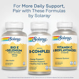 SOLARAY suplemento junto a desayuno saludable sugiriendo uso diario