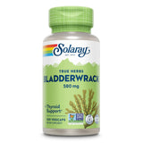 SOLARAY frasco frontal de Bladderwrack mostrando presentación y beneficios