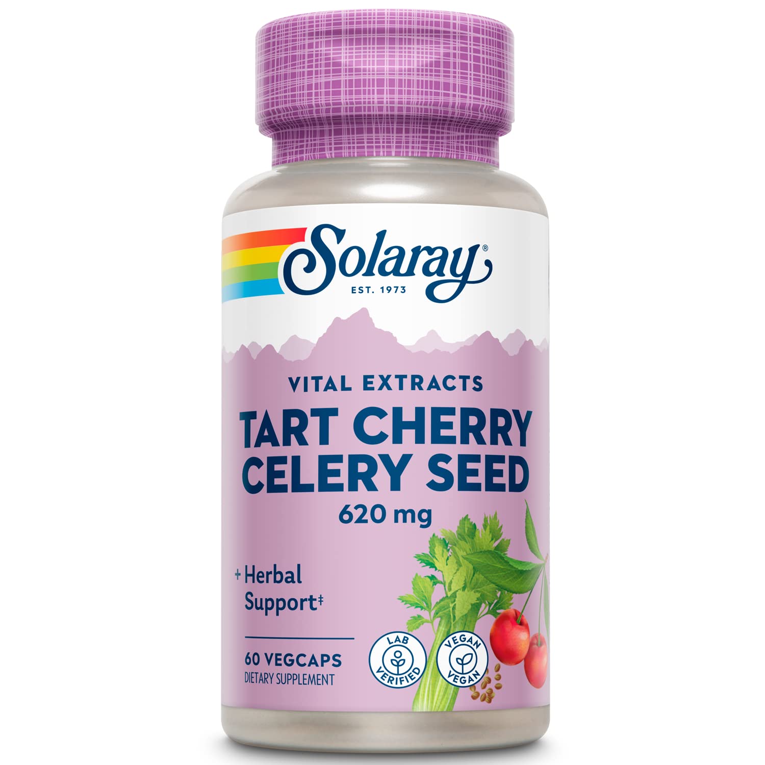 SOLARAY primer plano de cápsula vegana mostrando textura y pureza