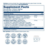 SOLARAY detalle de cápsula vegana Enteric Shield que protege probióticos hasta el intestino