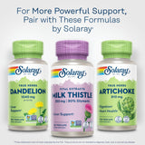 SOLARAY semillas y extracto mostrando ingredientes naturales del producto