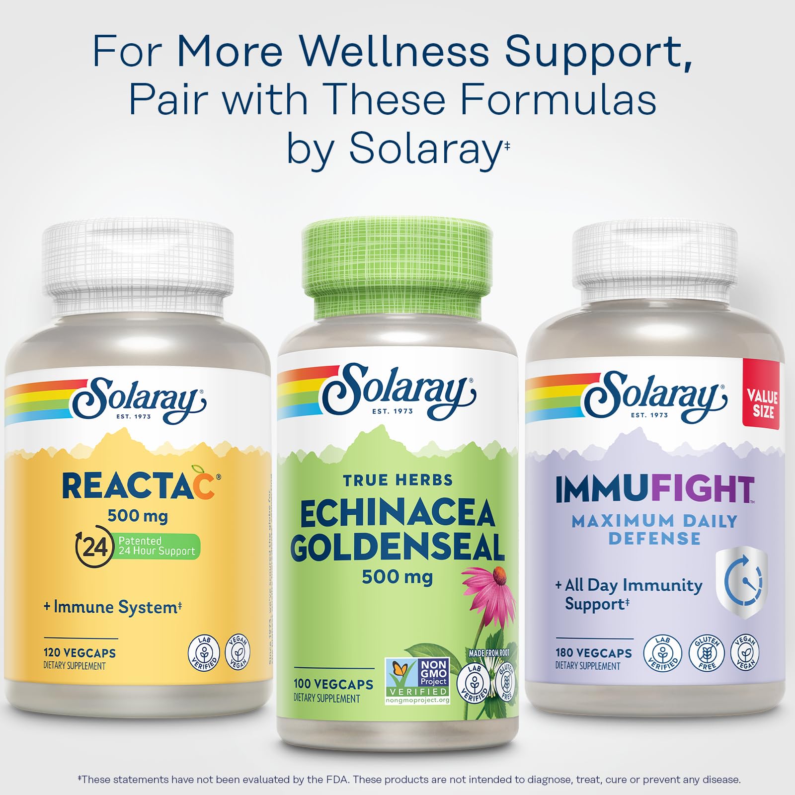 SOLARAY cápsula junto a moneda, escala y tamaño real de la VegCap