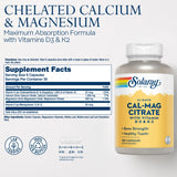 SOLARAY detalle de la etiqueta con información de dosificación y ingredientes