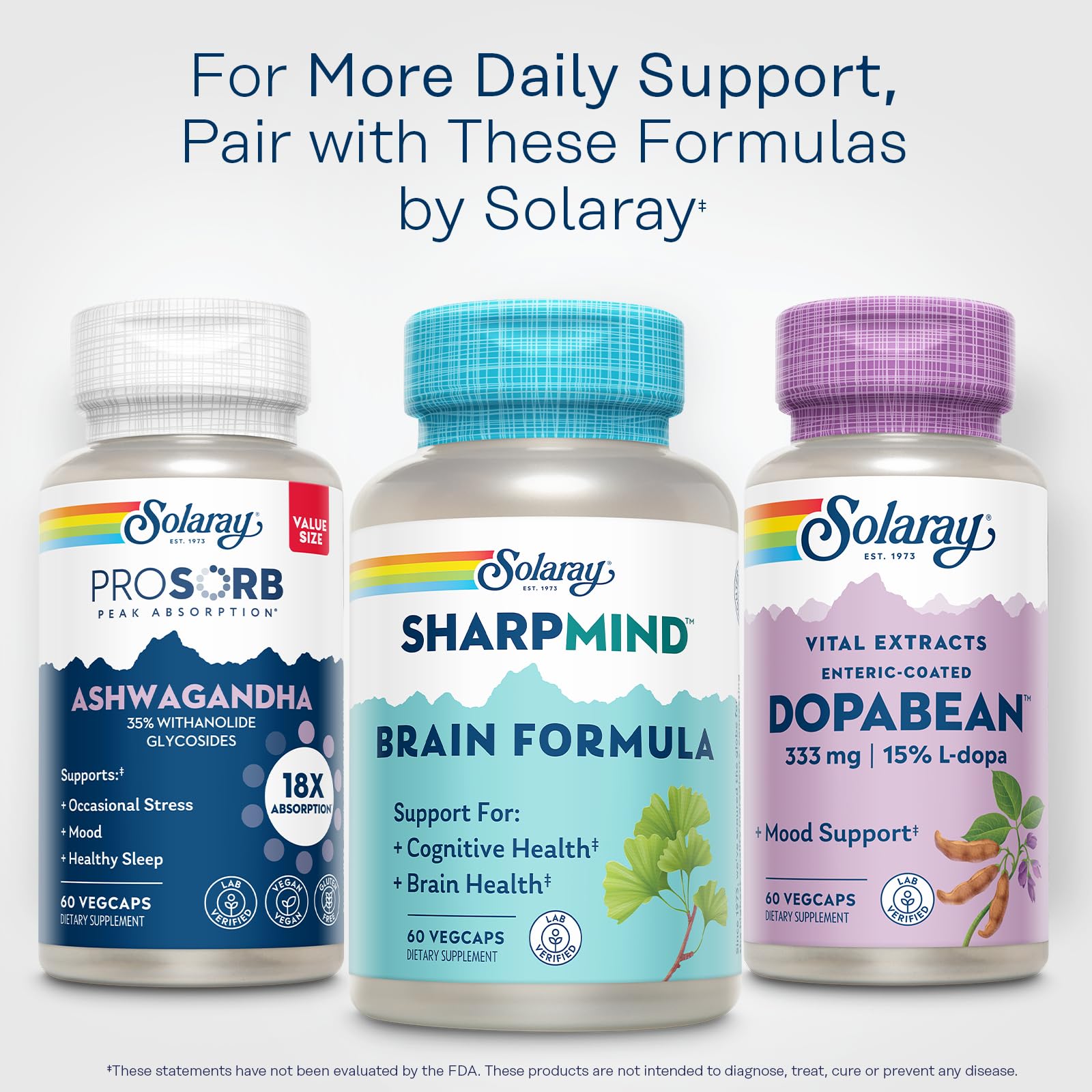 SOLARAY producto en mesa con entorno saludable y presentación