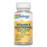 SOLARAY etiqueta en primer plano indicando origen de annatto