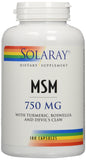 Solaray cápsulas junto a medidas y manos para mostrar tamaño y dosis práctica