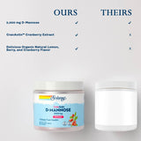 SOLARAY etiqueta nutricional y lista de ingredientes visible y clara