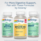 SOLARAY etiqueta nutricional y sellos GMP destacando confianza y pruebas