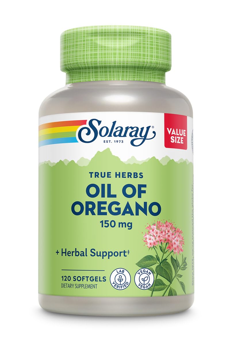 SOLARAY frasco frontal mostrando cápsulas y beneficios visibles