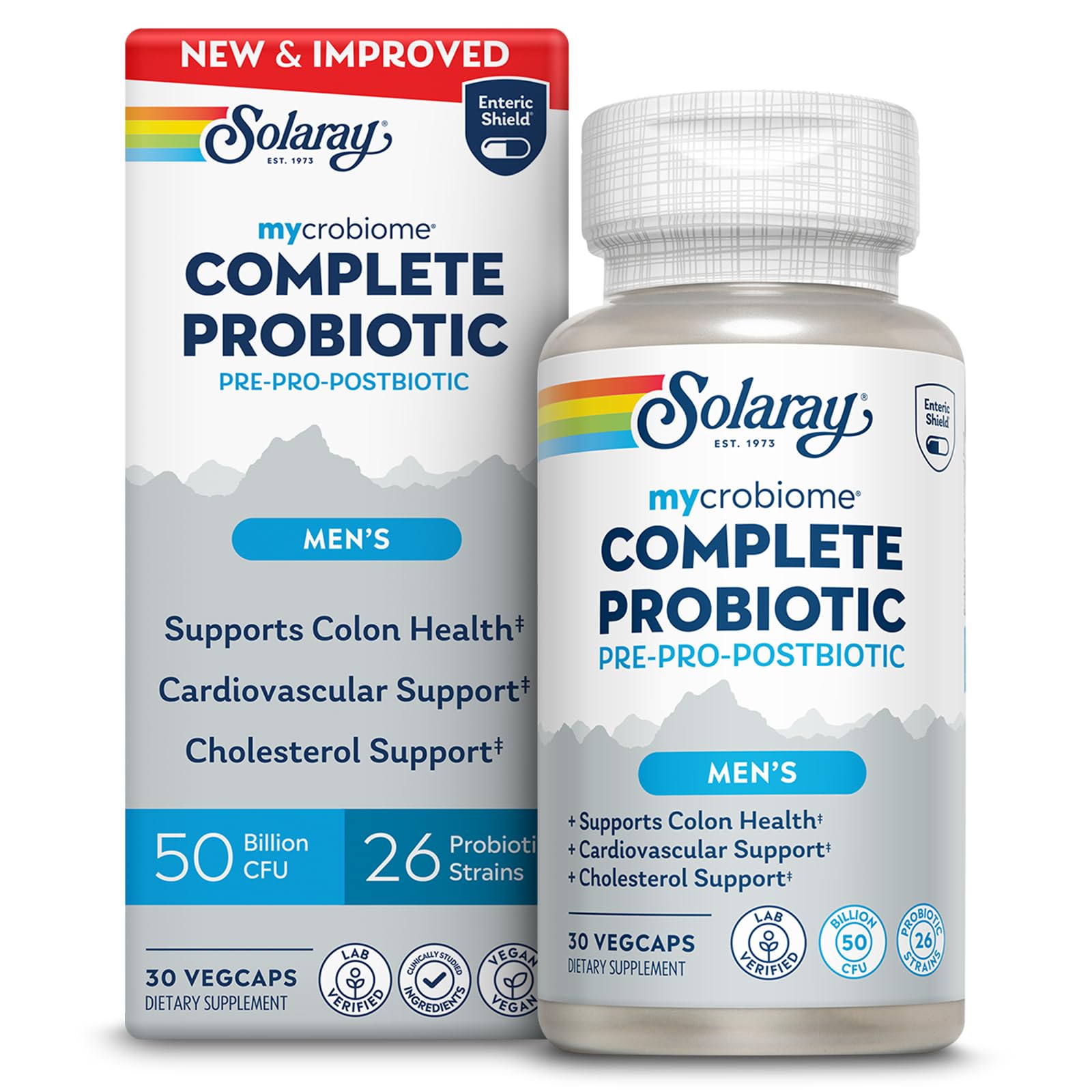 SOLARAY envase frontal mostrando la marca y beneficio digestivo