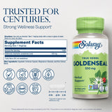 SOLARAY cápsula vegetal abierta que muestra relleno natural beneficioso