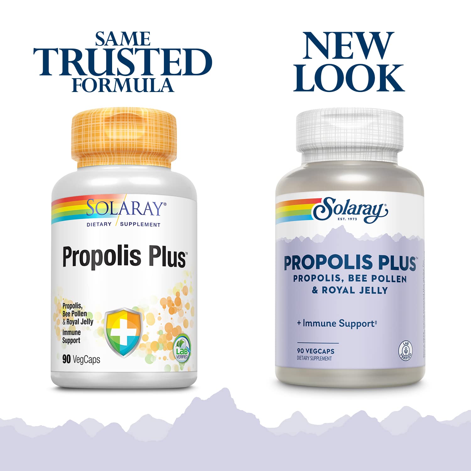 SOLARAY primer plano de polvo de polen resaltando perfil nutritivo