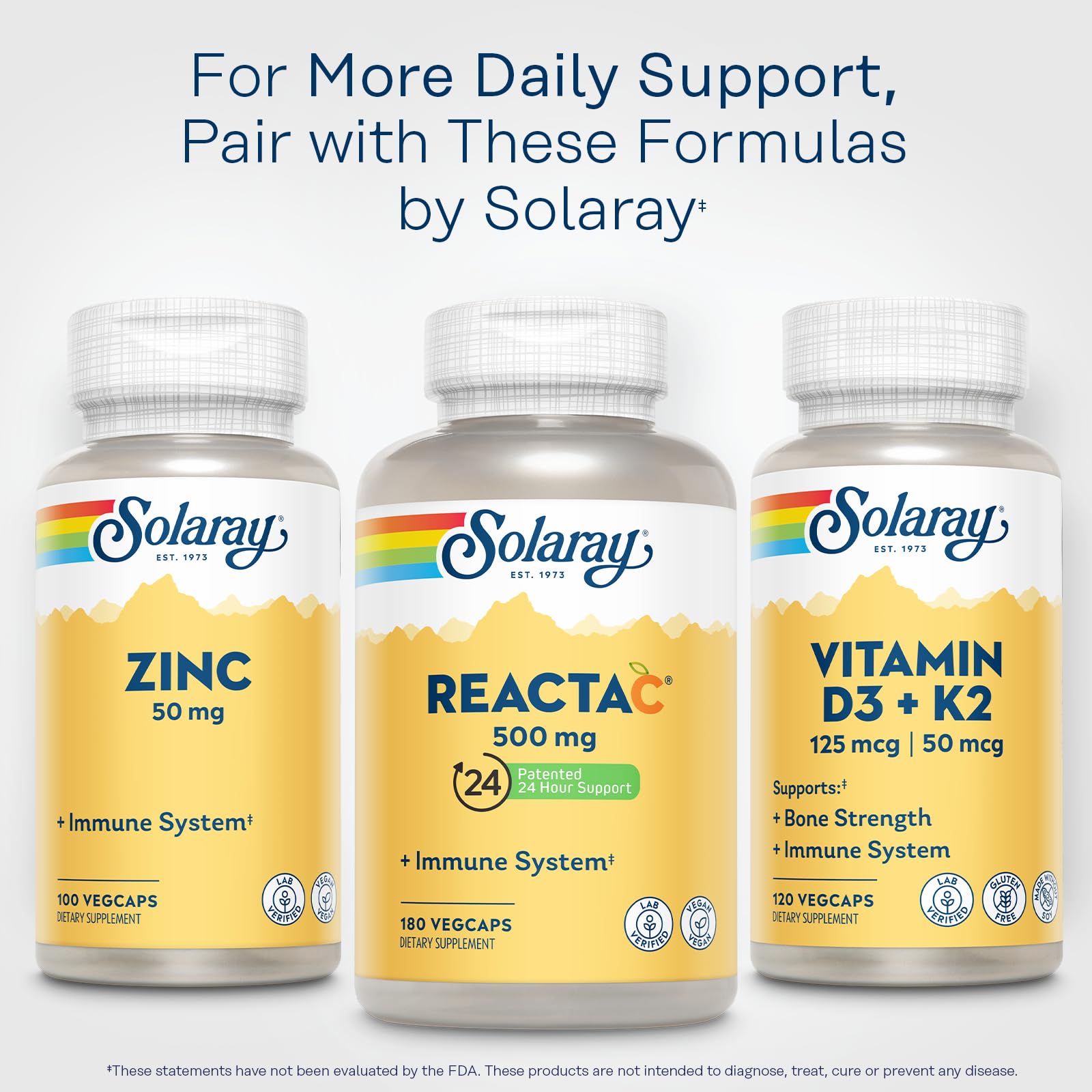 SOLARAY producto ReactaC en ambiente de estilo de vida que sugiere uso diario sencillo