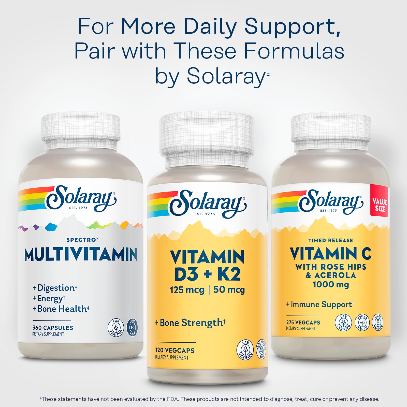 SOLARAY producto en cocina moderna sugeriendo uso diario saludable