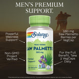 SOLARAY detalle de las bayas de saw palmetto que inspira la fórmula