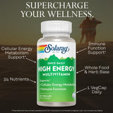 SOLARAY mezcla de ingredientes y base de alimentos integrales destacando su origen natural