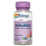 SOLARAY envase frontal mostrando cúrcuma 300 mg y beneficios claros