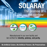 SOLARAY suplemento sobre encimera, integra rutina diaria saludable