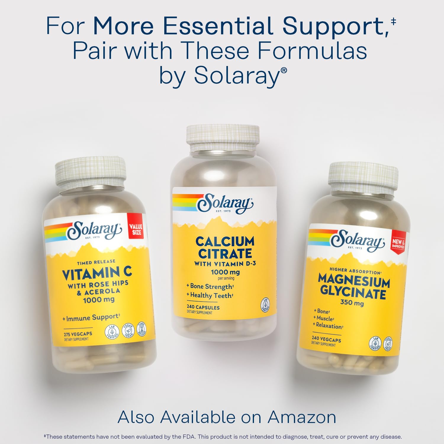 SOLARAY producto junto a un desayuno para uso diario práctico