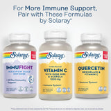 SOLARAY etiqueta nutricional clara con información de 1000 mg por cápsula
