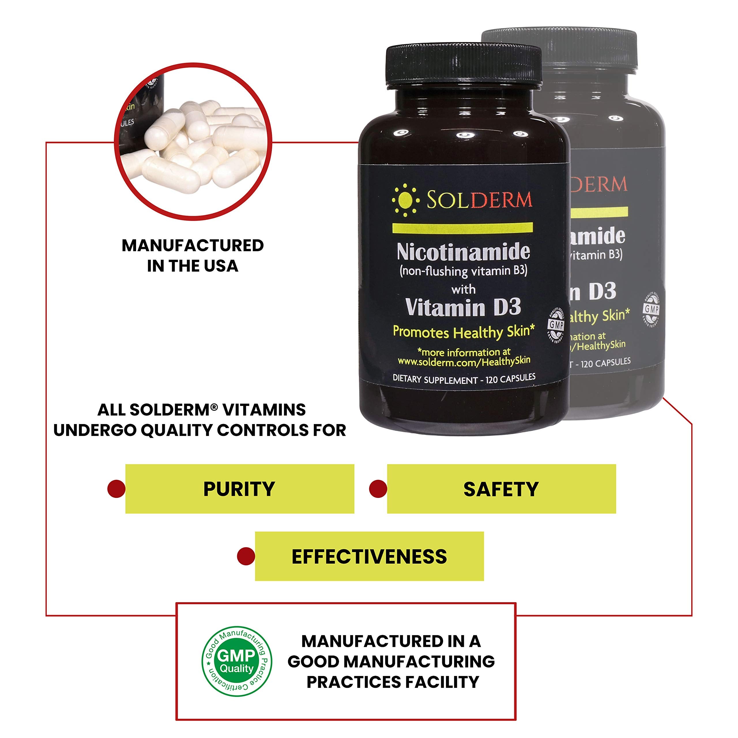 SOLDERM detalle del contenido en textura polvorosa para mostrar ingredientes y calidad
