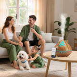 SOLEILHOME control remoto en mano para ajustes cómodos y a distancia