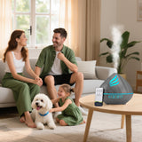 SOLEILHOME comparación de tamaño con objetos, capacidad de 500 ml visible