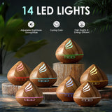 SOLEILHOME 14 LEDs mostrando colores para personalizar la iluminación