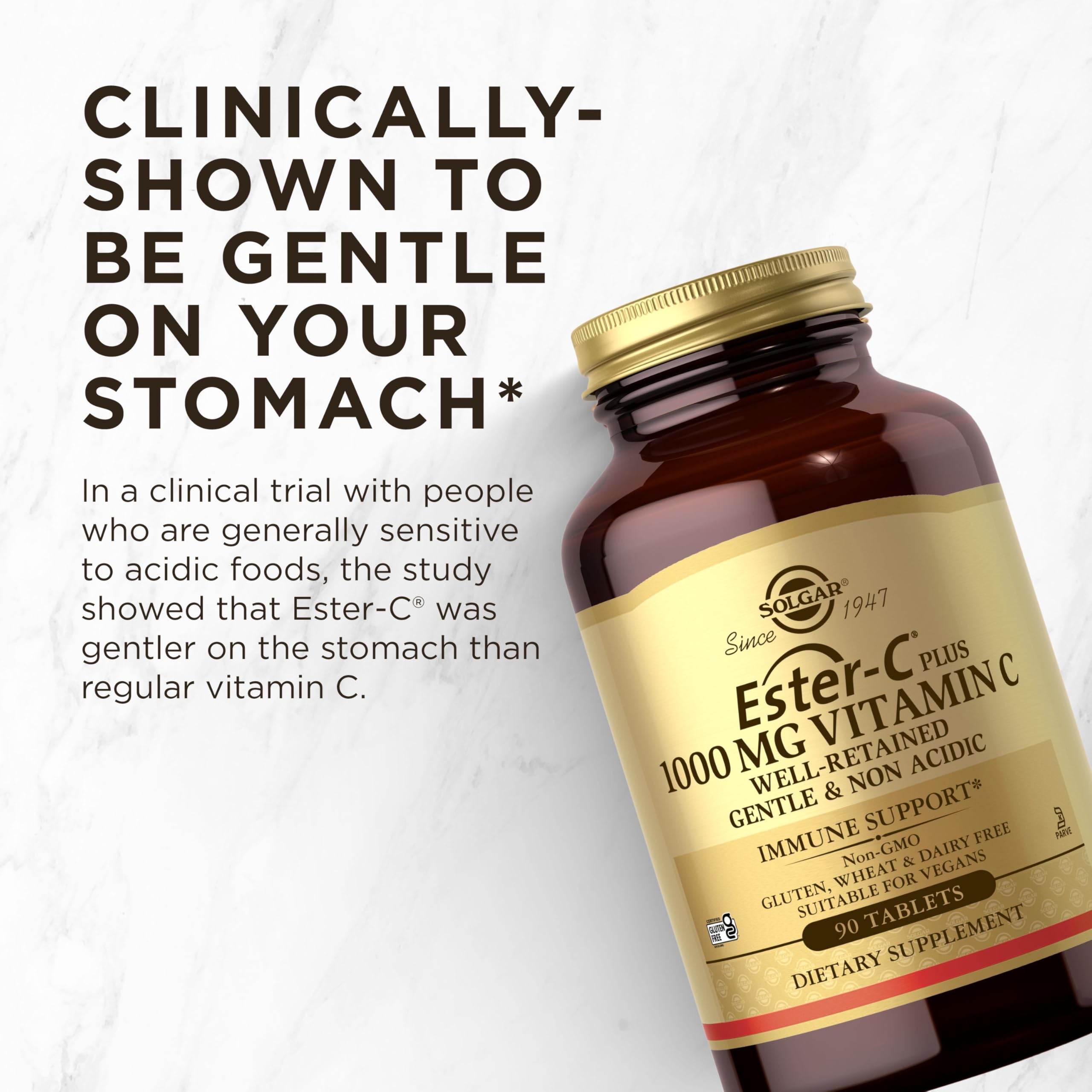 Solgar etiqueta nutricional legible con información de 1000 mg