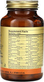 Solgar etiqueta con lista de vitaminas y minerales quelados
