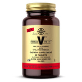 Solgar Form ula VM-75 frasco frontal mostrando la etiqueta y beneficio nutricional