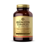 Solgar frasco frontal Quercetin Complex mostrando etiqueta y beneficios